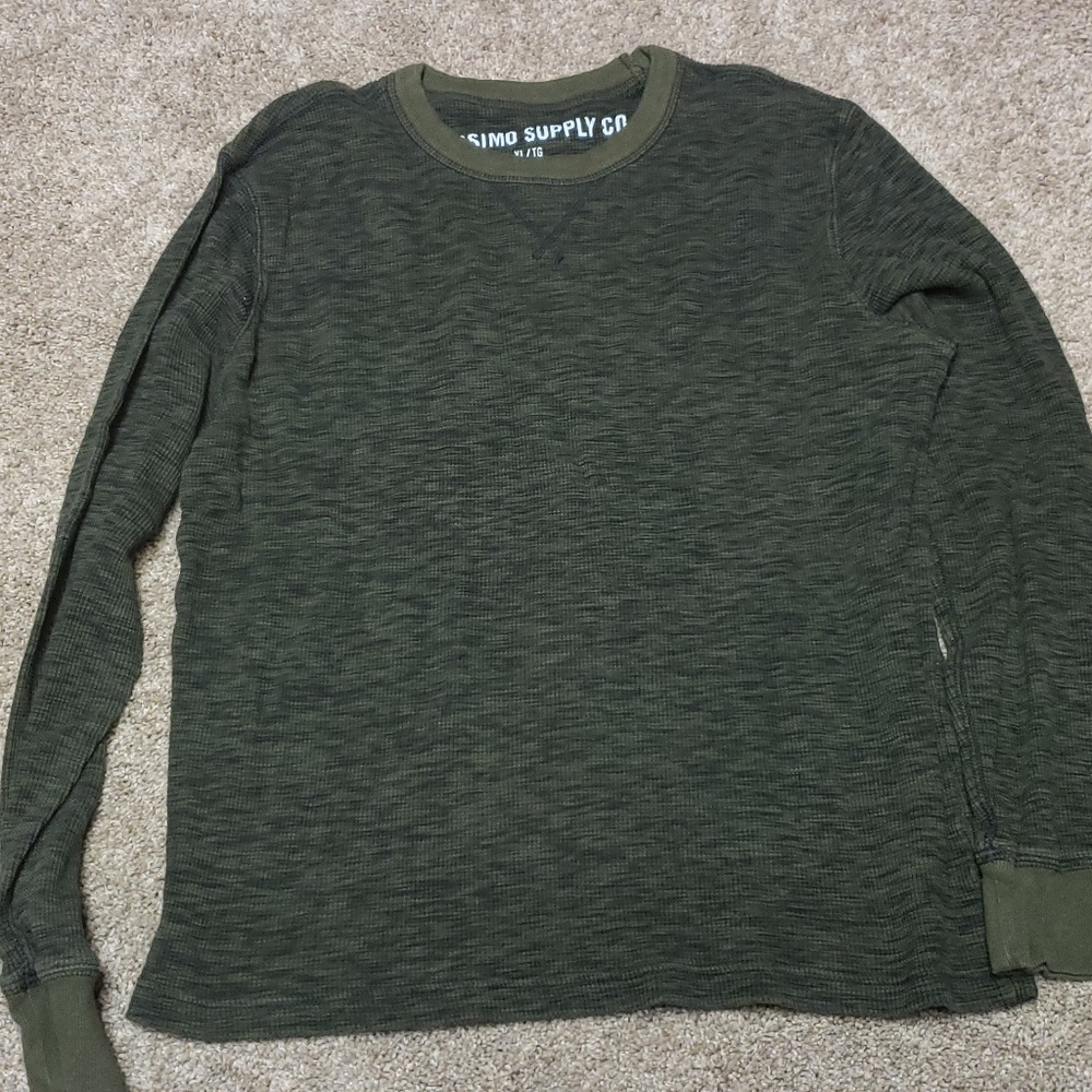 Men's long sleeve thermal sweater
